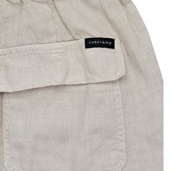 Sanctuary Discoverer Cargo Pant New With Tags  Washed Pebble  Size Small - Picture 10 of 12